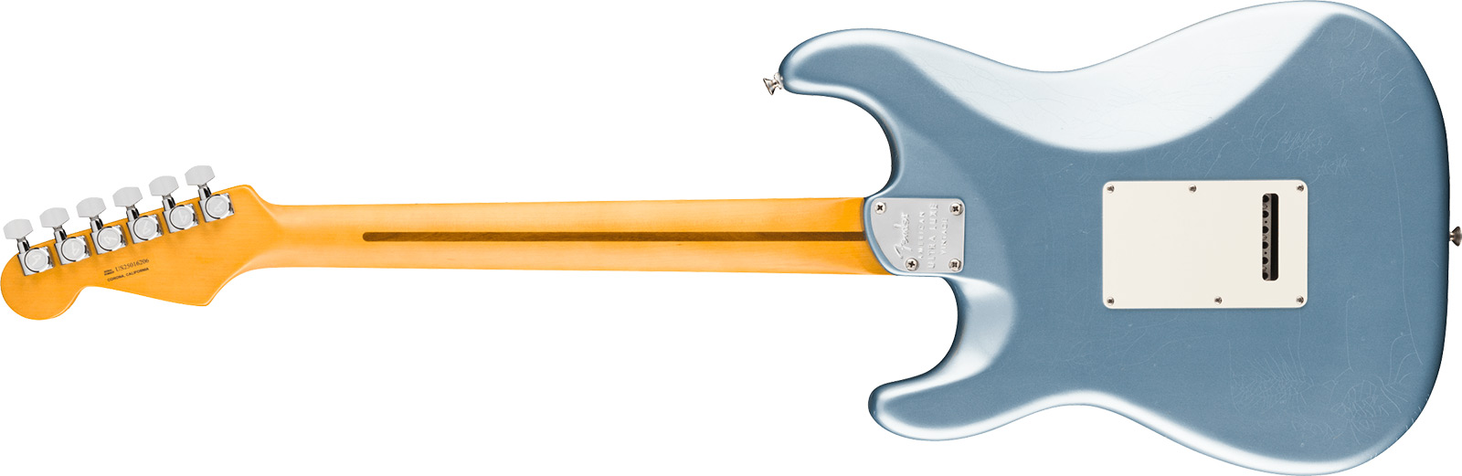 Fender Strat 60s American Ultra Luxe Usa 3s Trem Rw - Ice Blue Metallic - Elektrische gitaar in Strat vorm - Variation 1