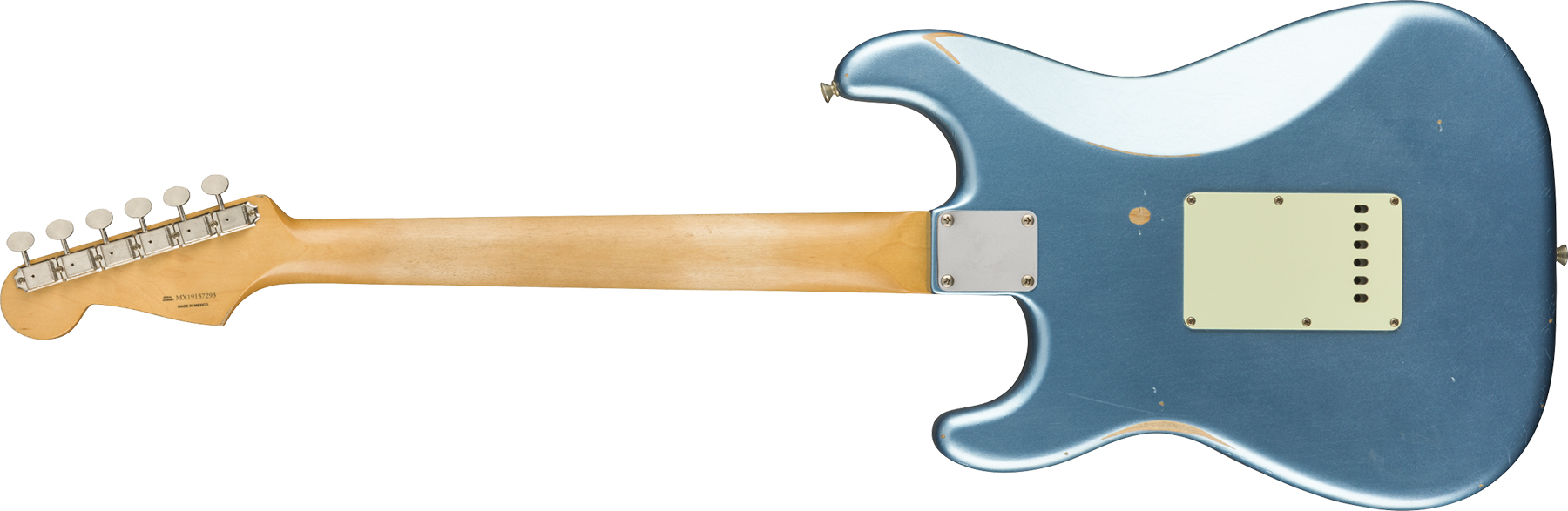 Fender Strat 60s Road Worn Mex Pf - Lake Placid Blue - Elektrische gitaar in Str-vorm - Variation 1
