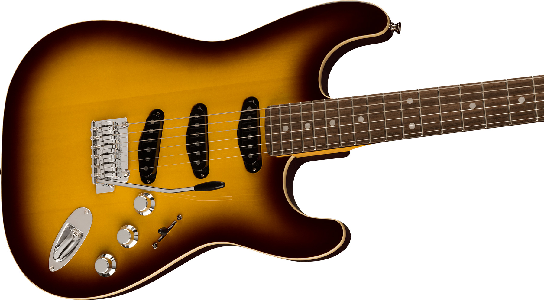 Fender Strat Aerodyne Special Jap 3s Trem Rw - Chocolate Burst - Elektrische gitaar in Str-vorm - Variation 2