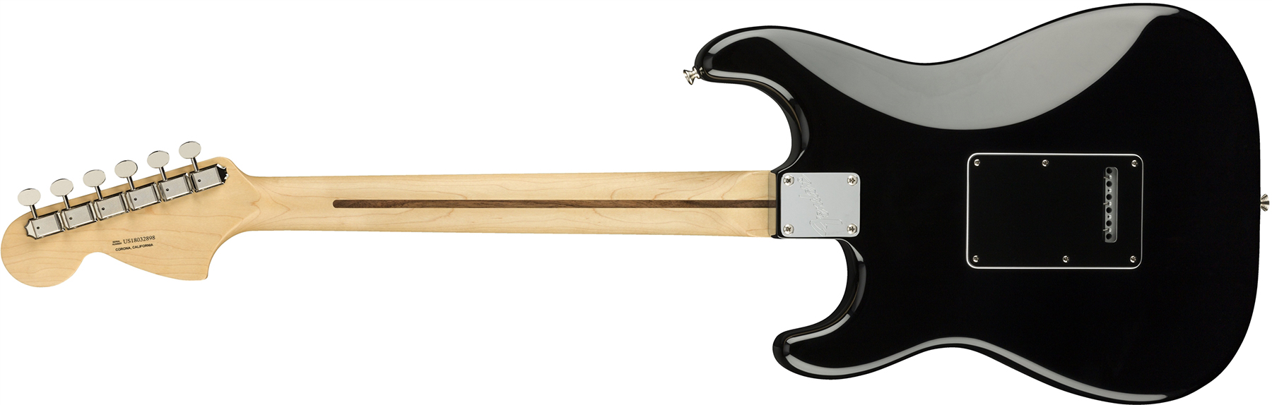 Fender Strat American Performer Usa Hss Mn - Black - Elektrische gitaar in Str-vorm - Variation 1