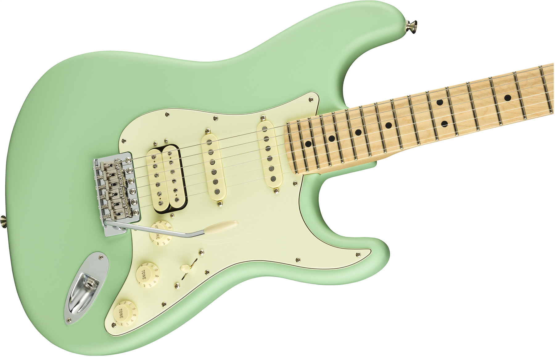 Fender Strat American Performer Usa Hss Mn - Satin Surf Green - Elektrische gitaar in Str-vorm - Variation 2