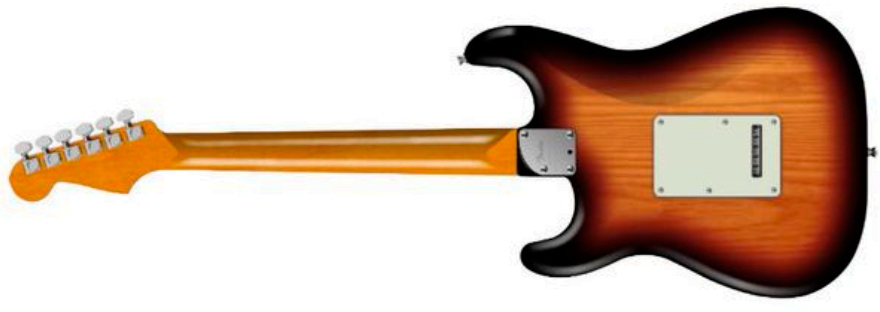 Fender Strat American Pro Ii Ltd 3s Custom Shop Trem Mn - 3-color Sunburst - Elektrische gitaar in Strat vorm - Variation 1