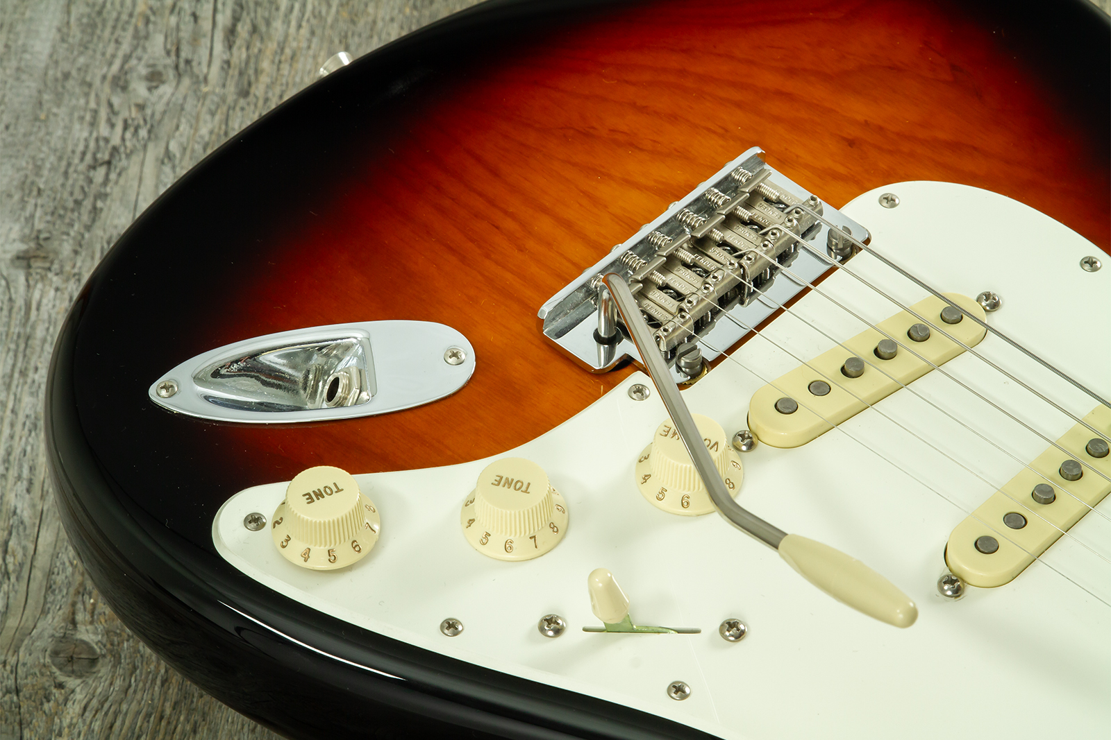 Fender Strat American Pro Ii Ltd 3s Trem Mn #us23077326 - 2-color Sunburst - Elektrische gitaar in Strat vorm - Variation 4