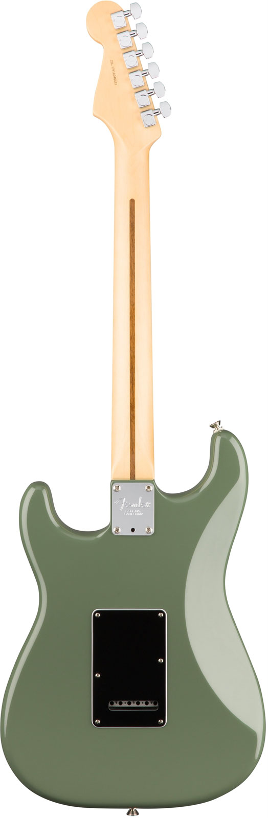 Fender Strat American Professional 2017 3s Usa Rw - Antique Olive - Elektrische gitaar in Str-vorm - Variation 2