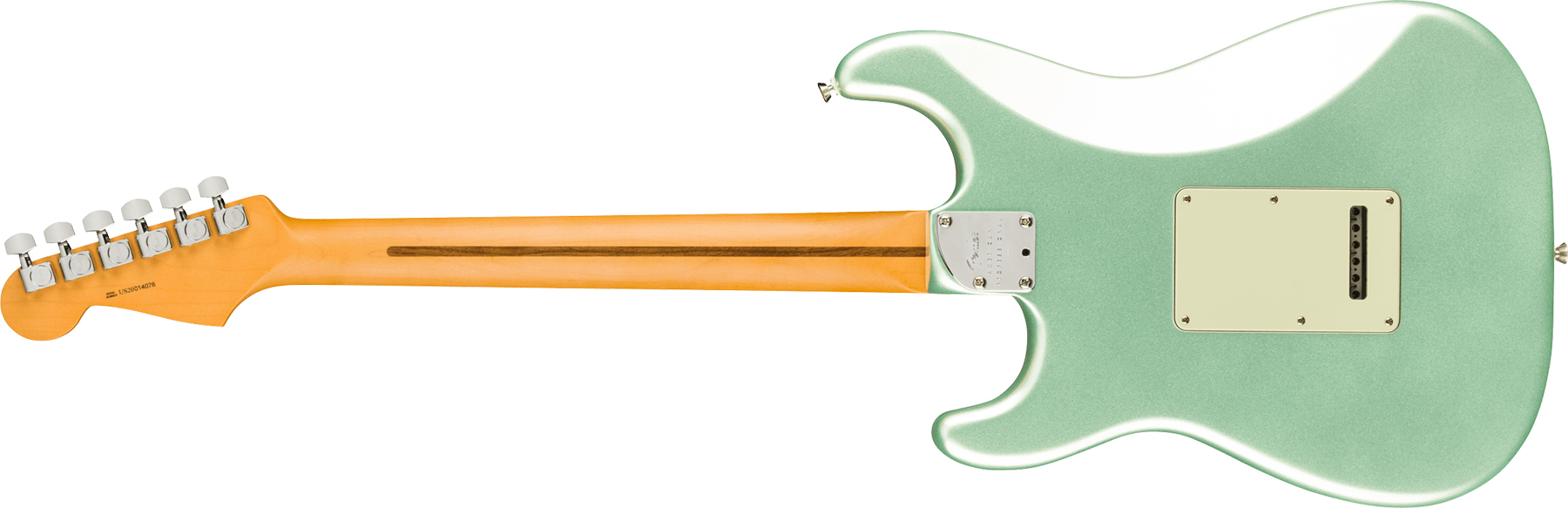 Fender Strat American Professional Ii Lh Gaucher Usa Mn - Mystic Surf Green - Linkshandige elektrische gitaar - Variation 1