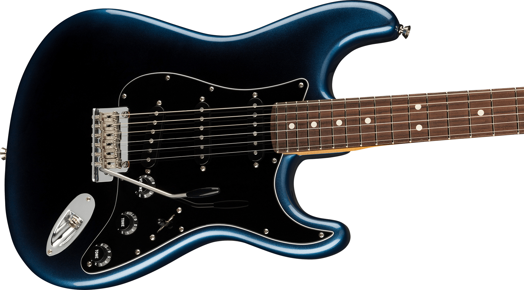 Fender Strat American Professional Ii Lh Gaucher Usa Rw - Dark Night - Linkshandige elektrische gitaar - Variation 2