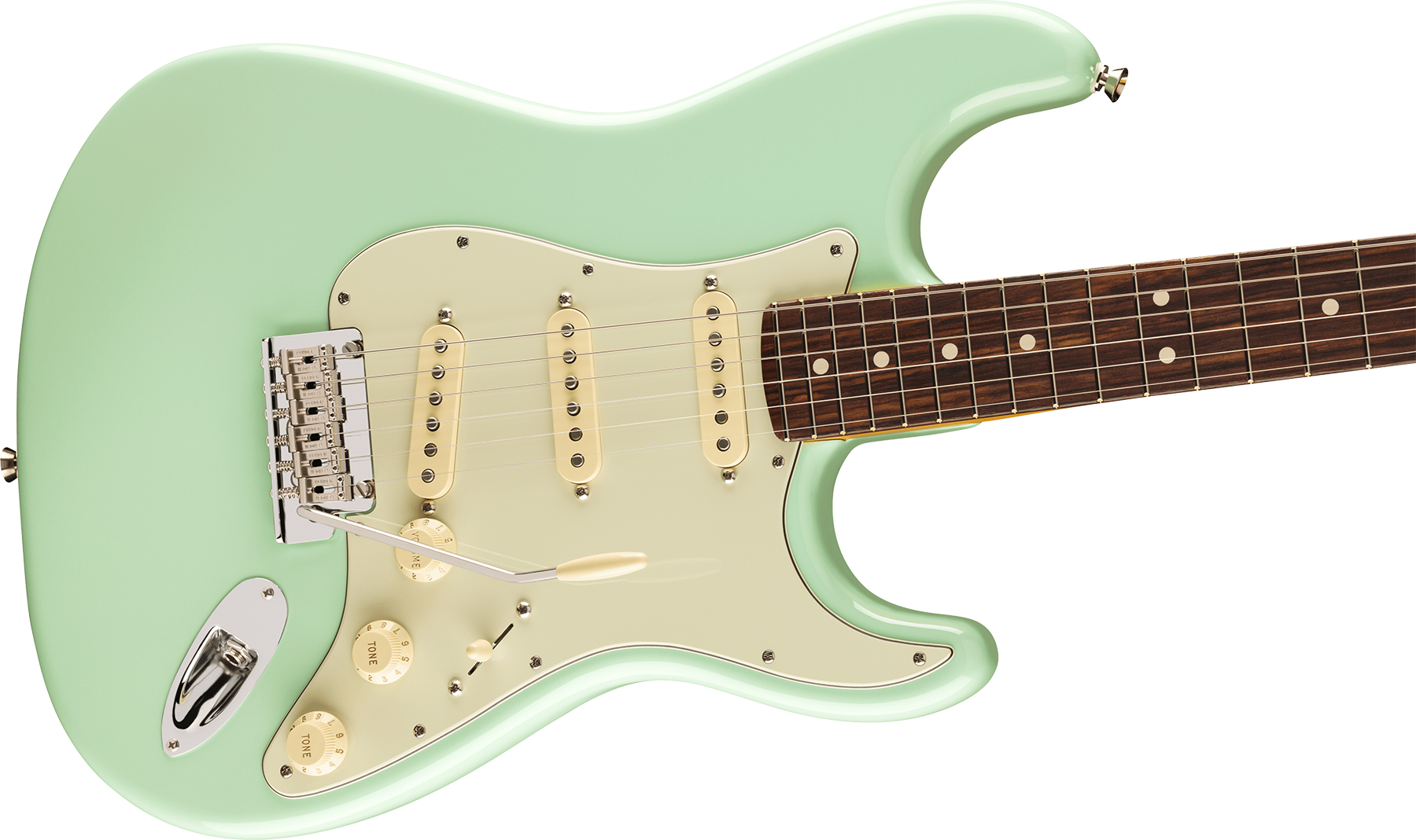 Fender Strat American Professional Ii Ltd Usa 3s Trem Rw - Surf Green - Elektrische gitaar in Str-vorm - Variation 1