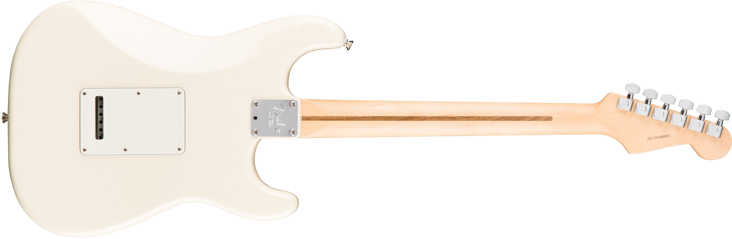 Fender Strat American Professional Lh Usa Gaucher 3s Mn - Olympic White - Linkshandige elektrische gitaar - Variation 1