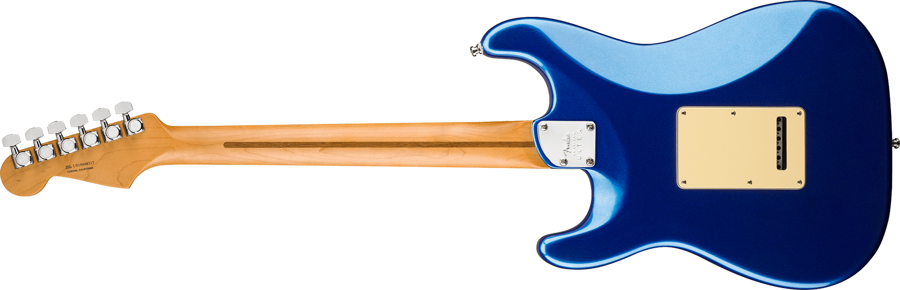 Fender Strat American Ultra 2019 Usa Mn - Cobra Blue - Elektrische gitaar in Str-vorm - Variation 1