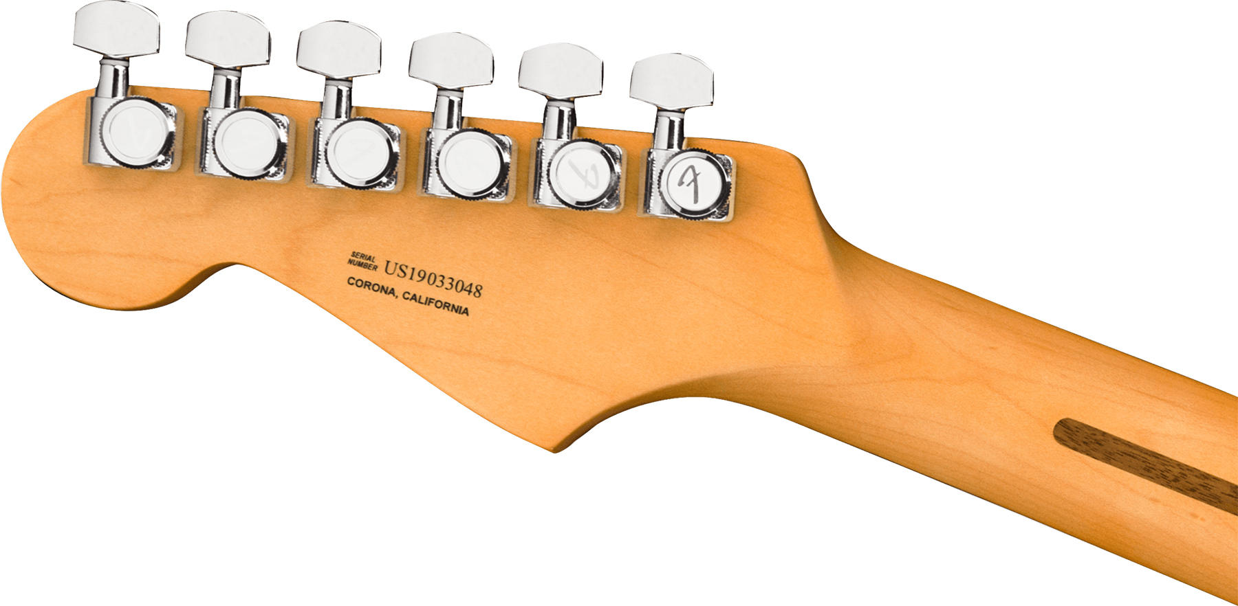 Fender Strat American Ultra Hss 2019 Usa Mn - Arctic Pearl - Elektrische gitaar in Str-vorm - Variation 3