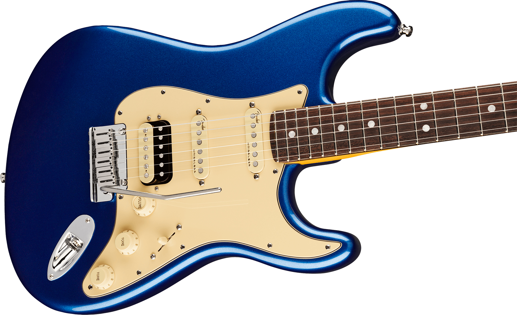 Fender Strat American Ultra Hss 2019 Usa Rw - Cobra Blue - Elektrische gitaar in Str-vorm - Variation 2
