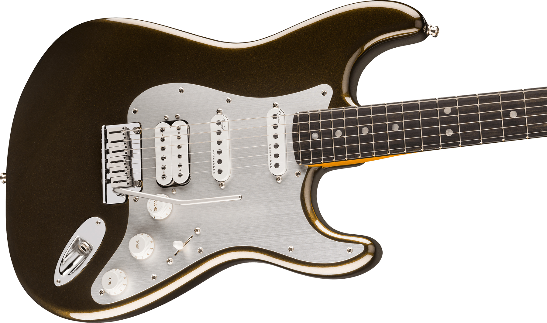 Fender Strat American Ultra Ii Hss Usa Trem Eb - Texas Tea - Elektrische gitaar in Str-vorm - Variation 2