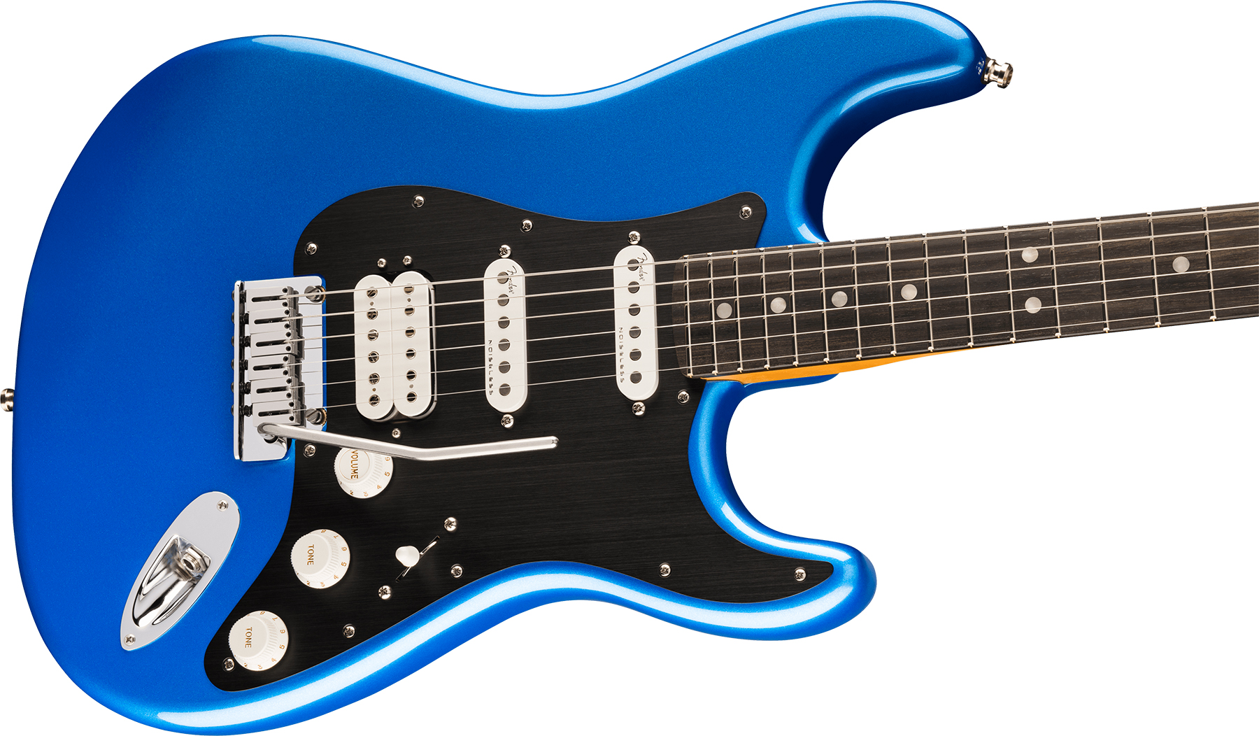 Fender Strat American Ultra Ii Hss Usa Trem Eb - Noble Blue - Elektrische gitaar in Str-vorm - Variation 2