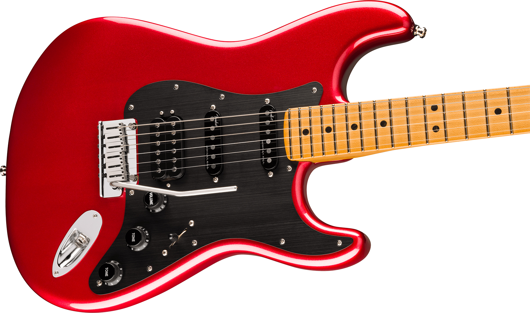 Fender Strat American Ultra Ii Hss Usa Trem Mn - Sinister Red - Elektrische gitaar in Str-vorm - Variation 2