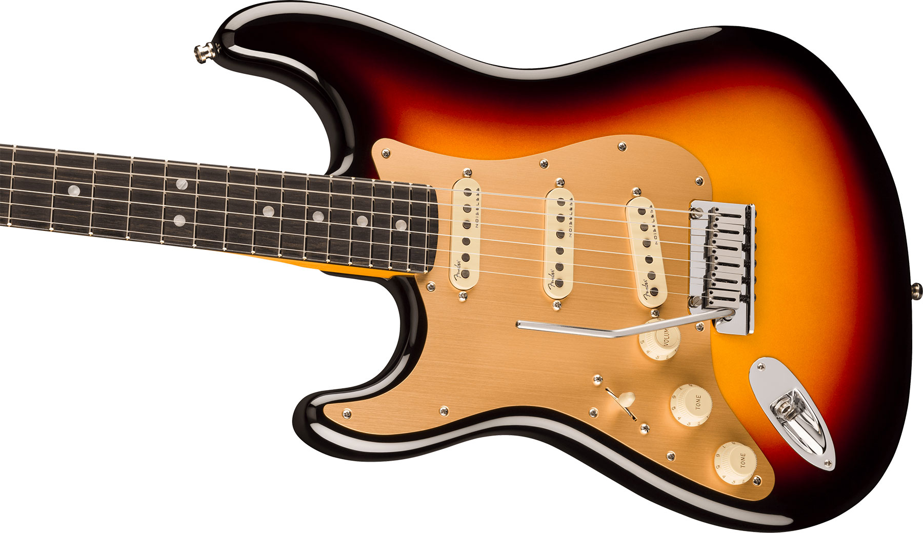 Fender Strat American Ultra Ii Lh Usa Gaucher Trem 3s Eb - Ultraburst - Elektrische gitaar in Str-vorm - Variation 2