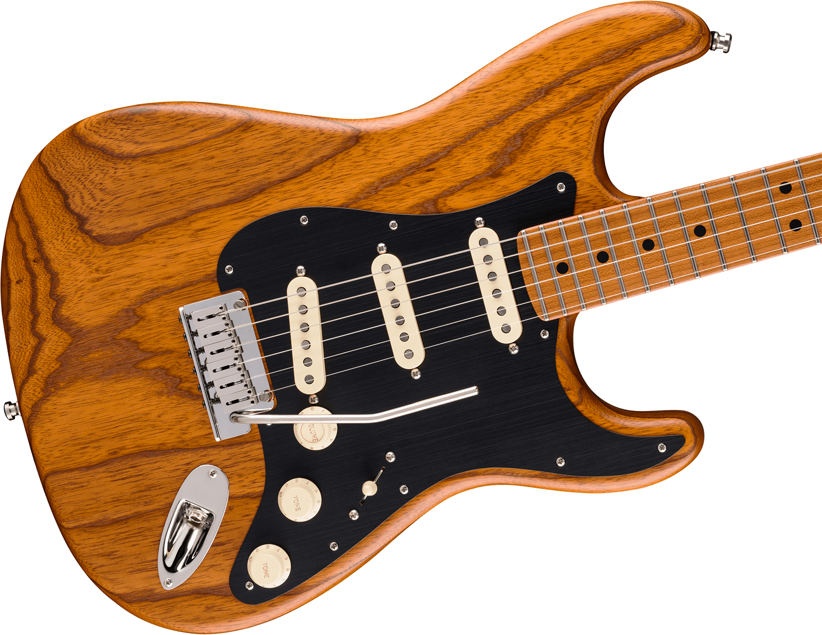 Fender Strat American Ultra Ii Ltd Usa 3s Custom Shop Trem Mn - Natural - Elektrische gitaar in Strat vorm - Variation 2