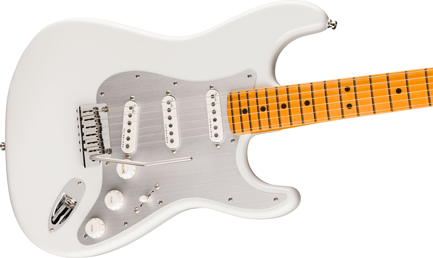 Fender Strat American Ultra Ii Usa Trem 3s Mn - Avalanche - Elektrische gitaar in Str-vorm - Variation 2