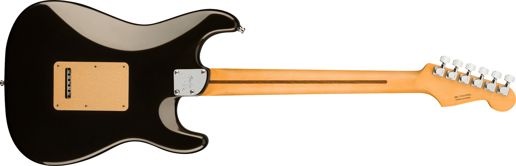 Fender Strat American Ultra Lh Gaucher Usa Mn +etui - Texas Tea - Elektrische gitaar in Str-vorm - Variation 1