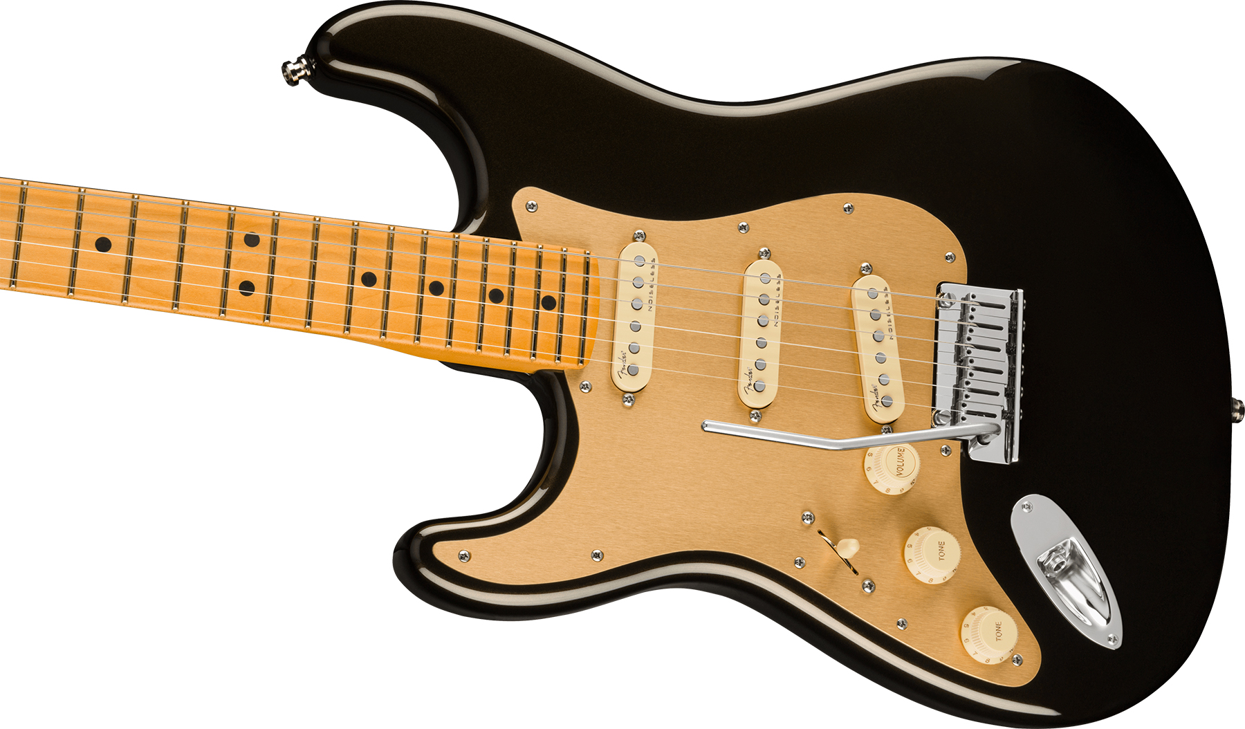 Fender Strat American Ultra Lh Gaucher Usa Mn +etui - Texas Tea - Elektrische gitaar in Str-vorm - Variation 2
