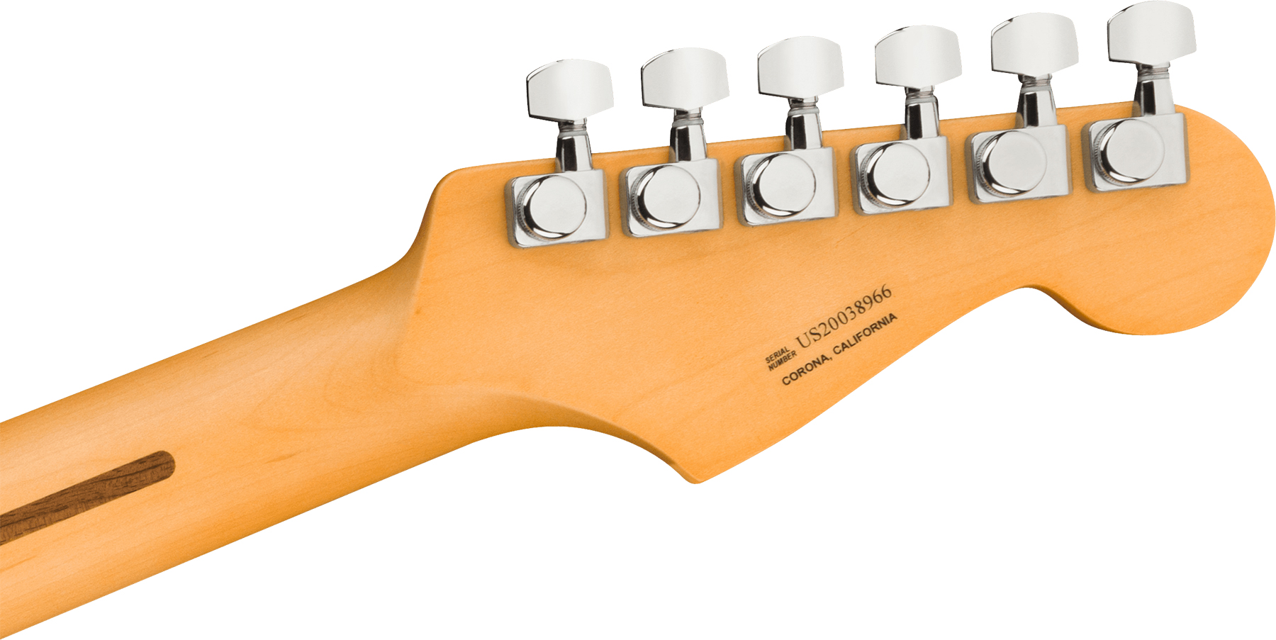 Fender Strat American Ultra Lh Gaucher Usa Mn +etui - Texas Tea - Elektrische gitaar in Str-vorm - Variation 3