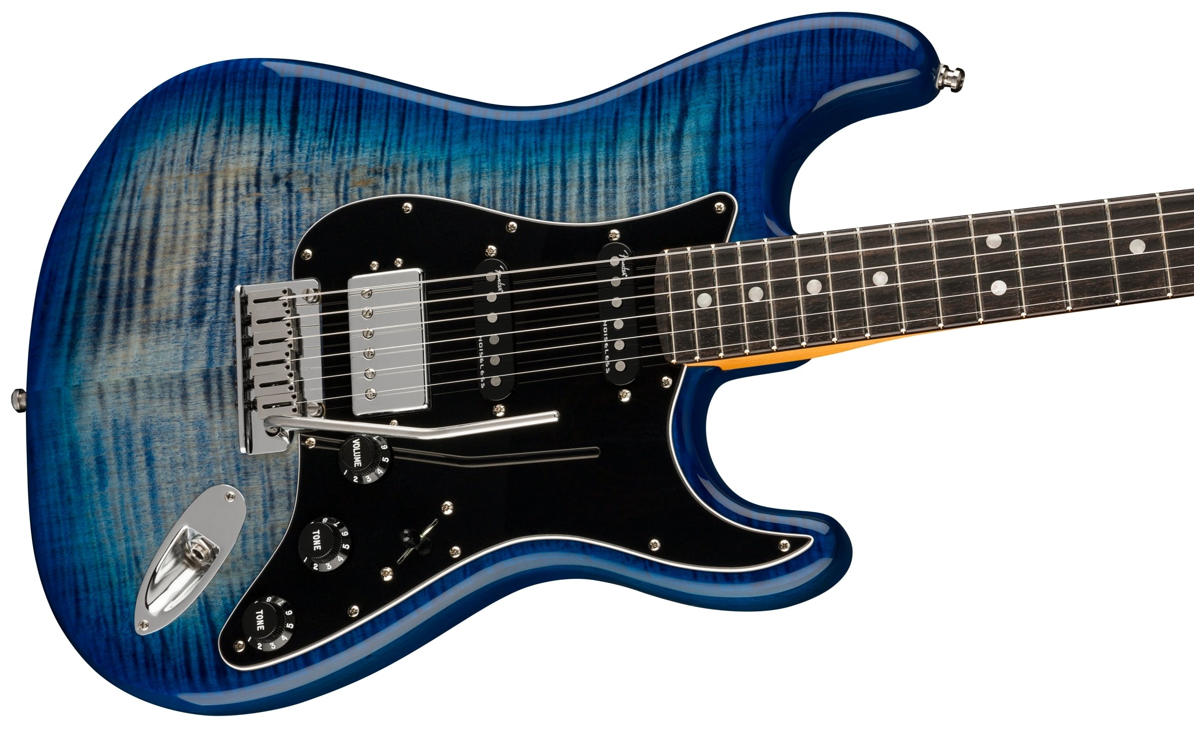 Fender Strat American Ultra Ltd Usa Hss Trem Eb - Denim Burst - Elektrische gitaar in Str-vorm - Variation 2