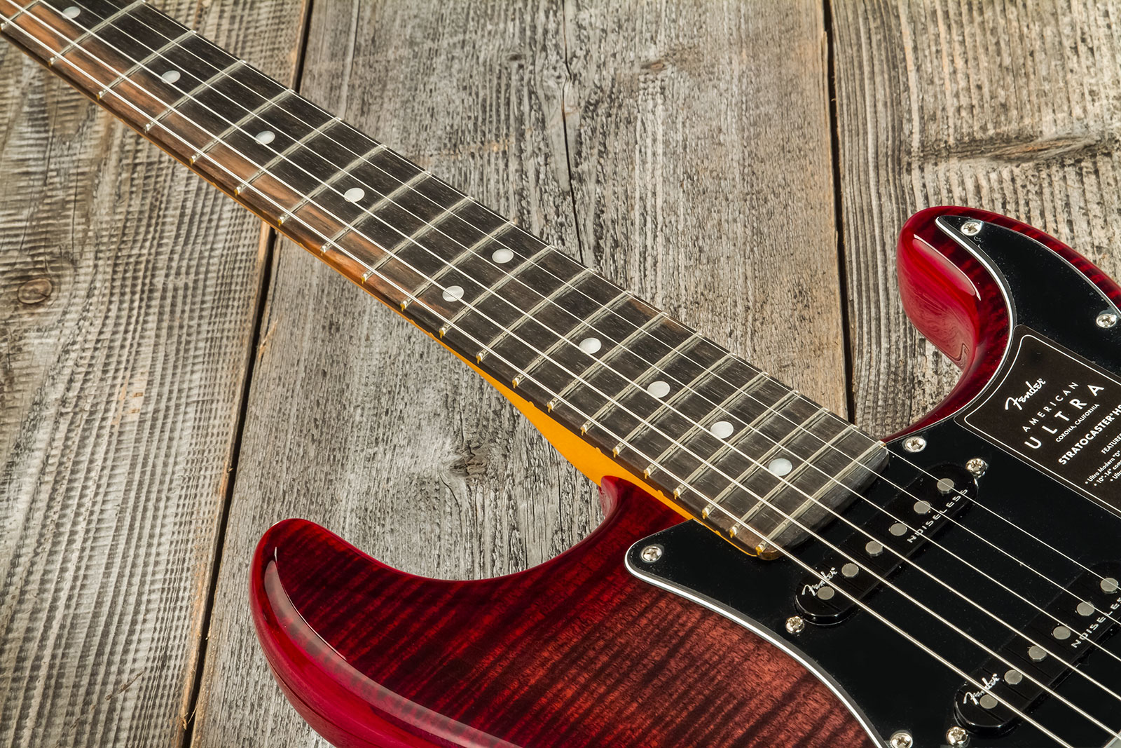 Fender Strat American Ultra Ltd Usa Hss Trem Eb - Umbra - Elektrische gitaar in Str-vorm - Variation 3
