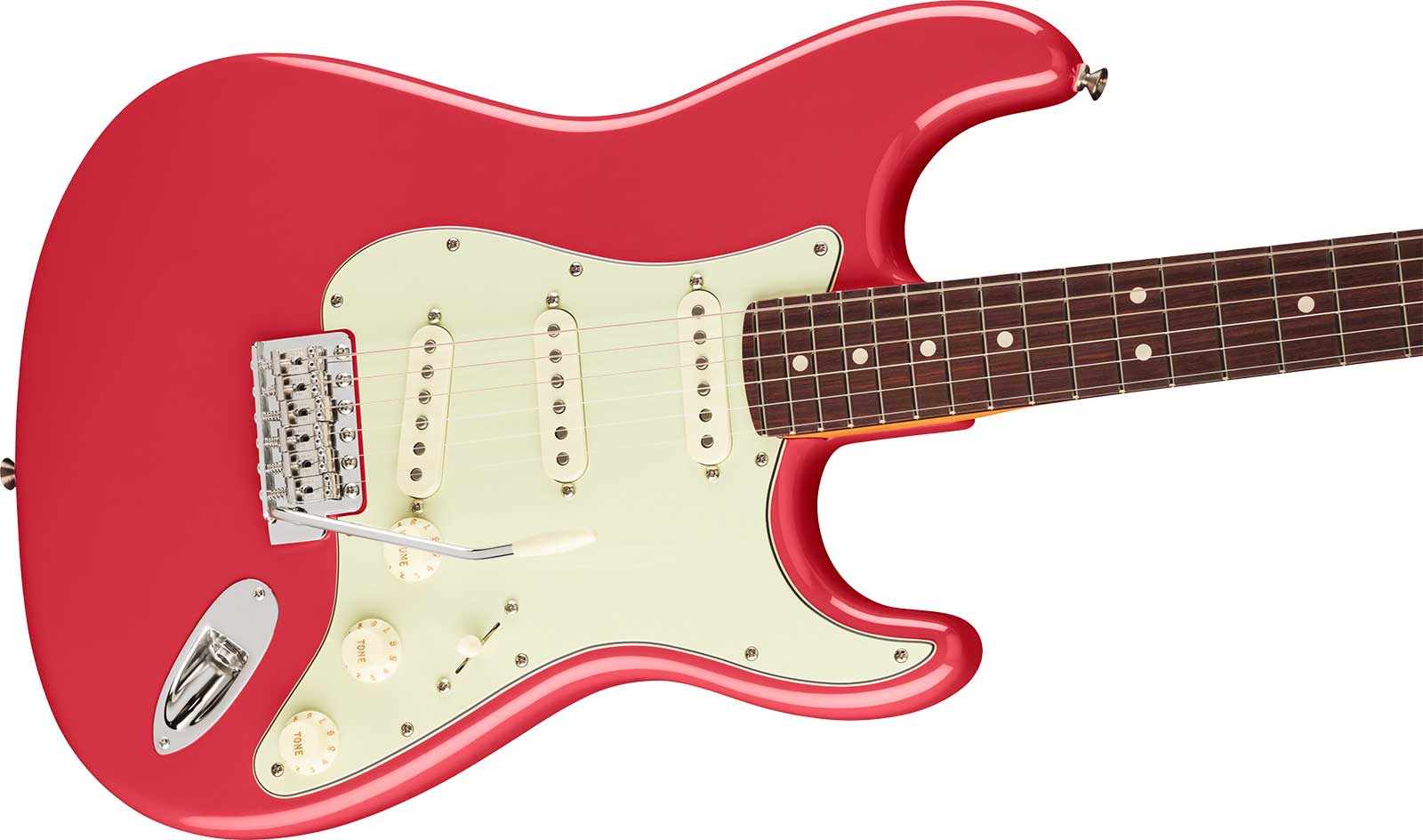 Fender Strat Classic American Pro Usa 3s Trem Rw - Faded Dakota Red - Elektrische gitaar in Strat vorm - Variation 2