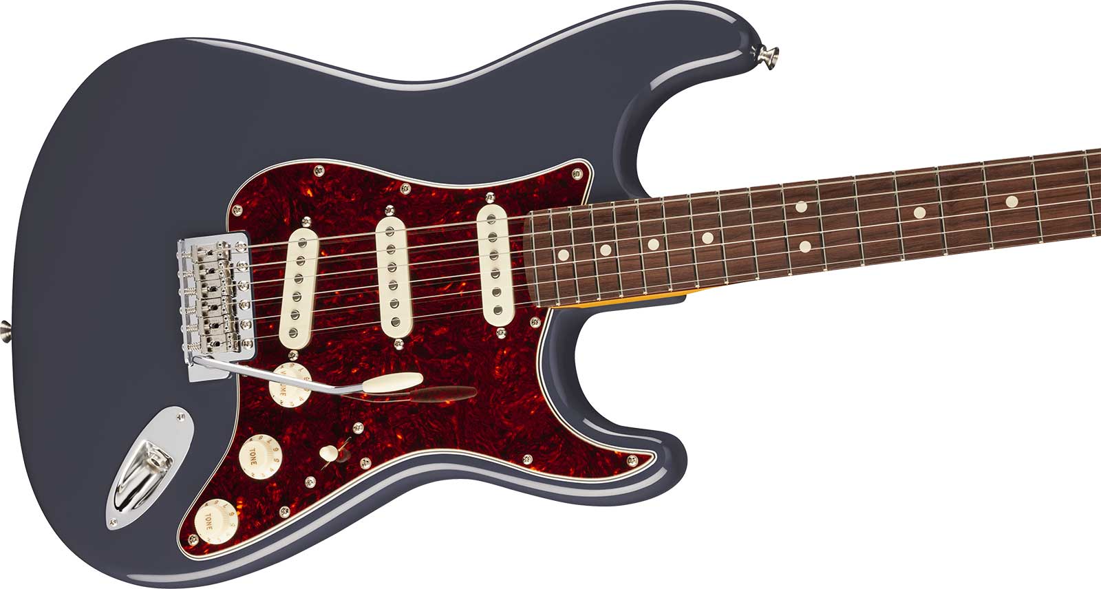 Fender Strat Classic American Pro Usa 3s Trem Rw - Faded Black - Elektrische gitaar in Strat vorm - Variation 2