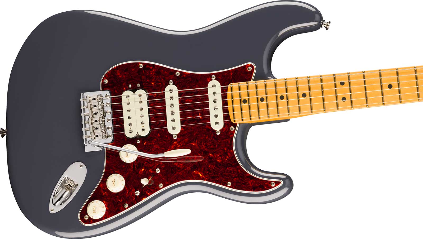 Fender Strat Classic Hss American Pro Usa Trem Mn - Faded Black - Elektrische gitaar in Strat vorm - Variation 2