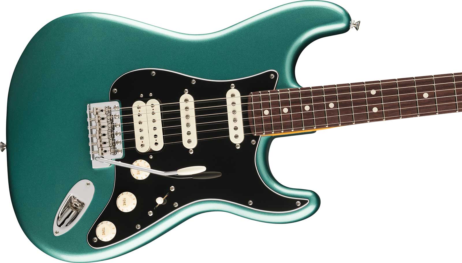 Fender Strat Classic Hss American Pro Usa Trem Rw - Faded Sherwood Green Metallic - Elektrische gitaar in Strat vorm - Variation 2