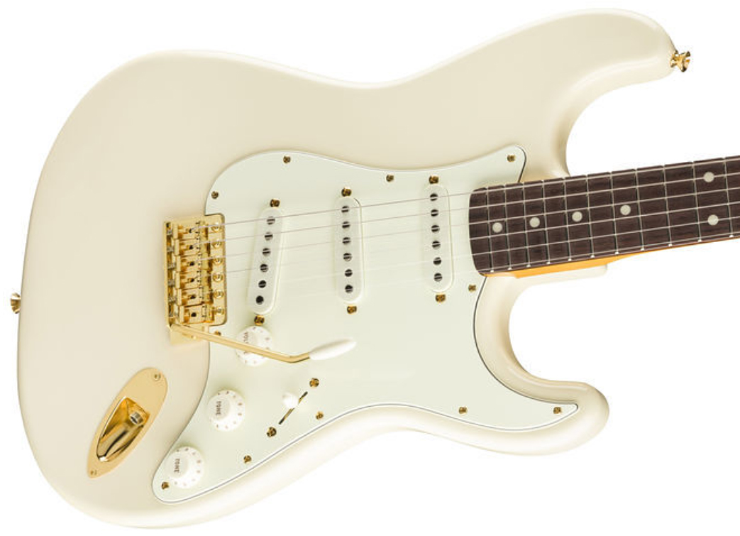Fender Strat Daybreak Ltd 2019 Japon Gh Rw - Olympic White - Elektrische gitaar in Str-vorm - Variation 2