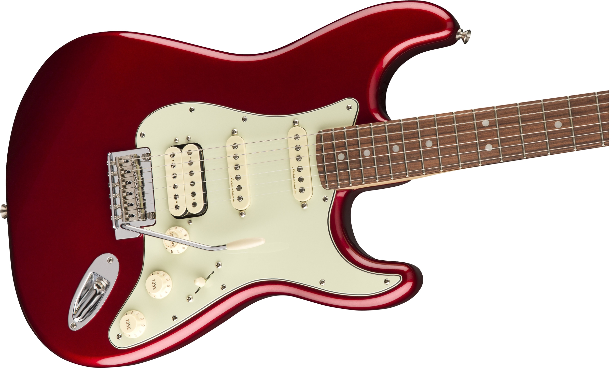 Fender Strat Deluxe Hss Mex Pf 2017 - Candy Apple Red - Elektrische gitaar in Str-vorm - Variation 2