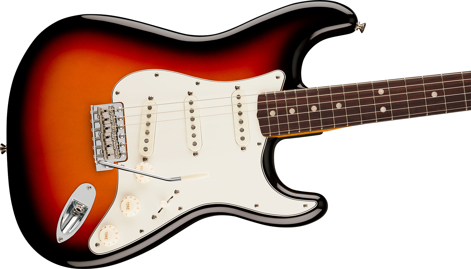 Fender Strat Early 60s Vintera 3 Mex 3s Trem Rw - 3-color Sunburst - Elektrische gitaar in Strat vorm - Variation 2