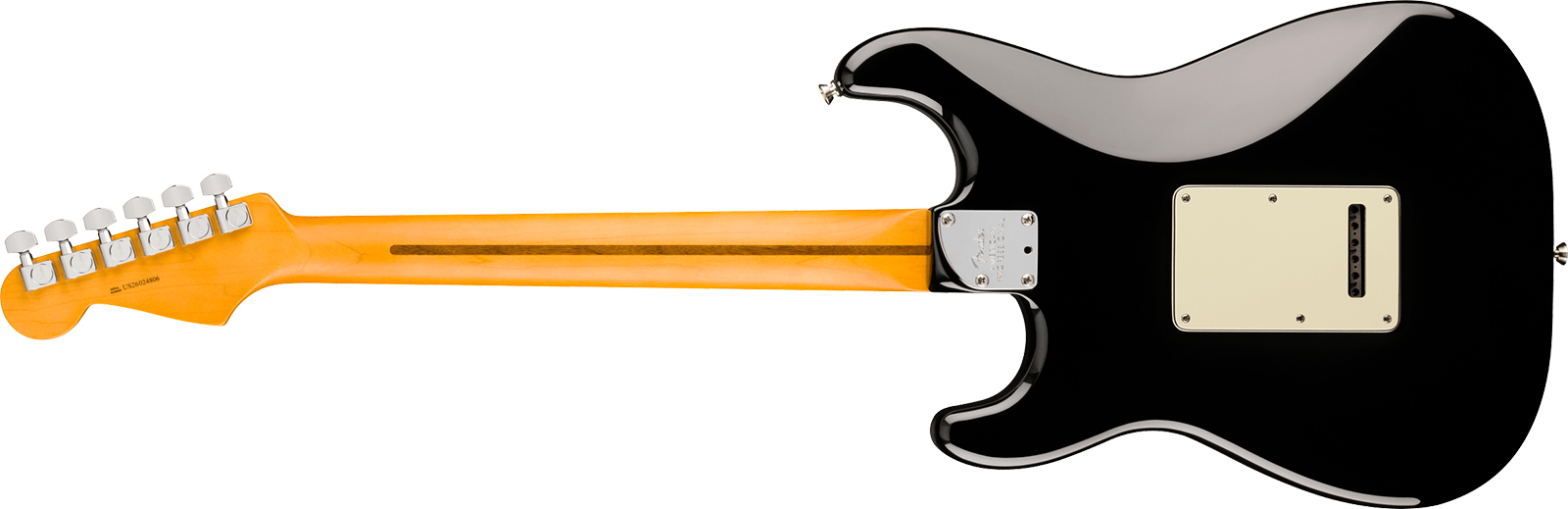Fender Strat Hss American Pro. Usa Hss Trem Mn - Black - Elektrische gitaar in Strat vorm - Variation 1
