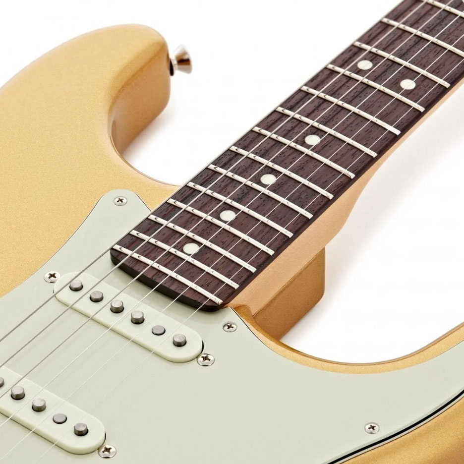 Fender Strat Hybrid Ii Mij Jap 3s Trem Rw - Gold - Elektrische gitaar in Str-vorm - Variation 3