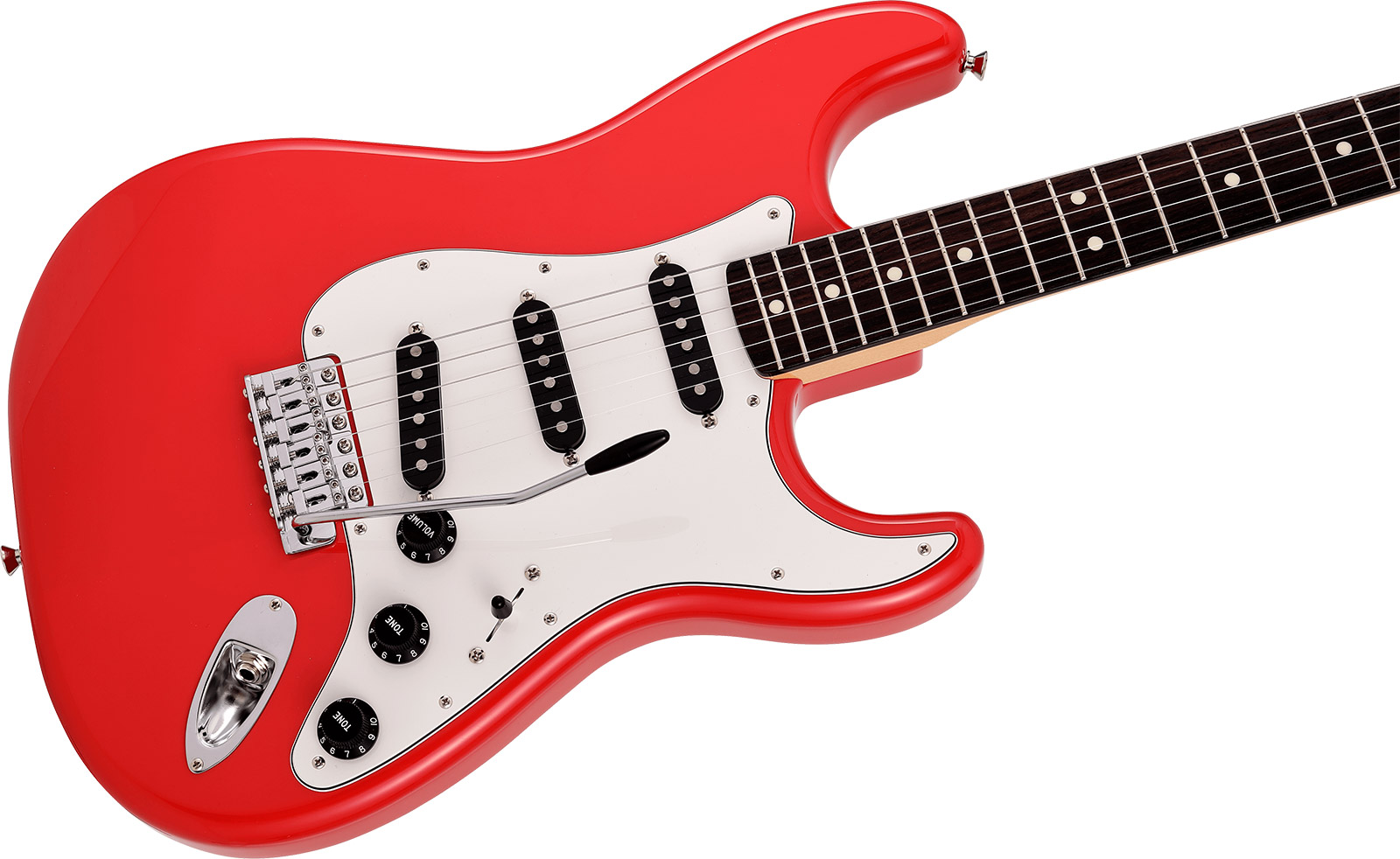 Fender Strat International Color Ltd Jap 3s Trem Rw - Morocco Red - Elektrische gitaar in Str-vorm - Variation 2