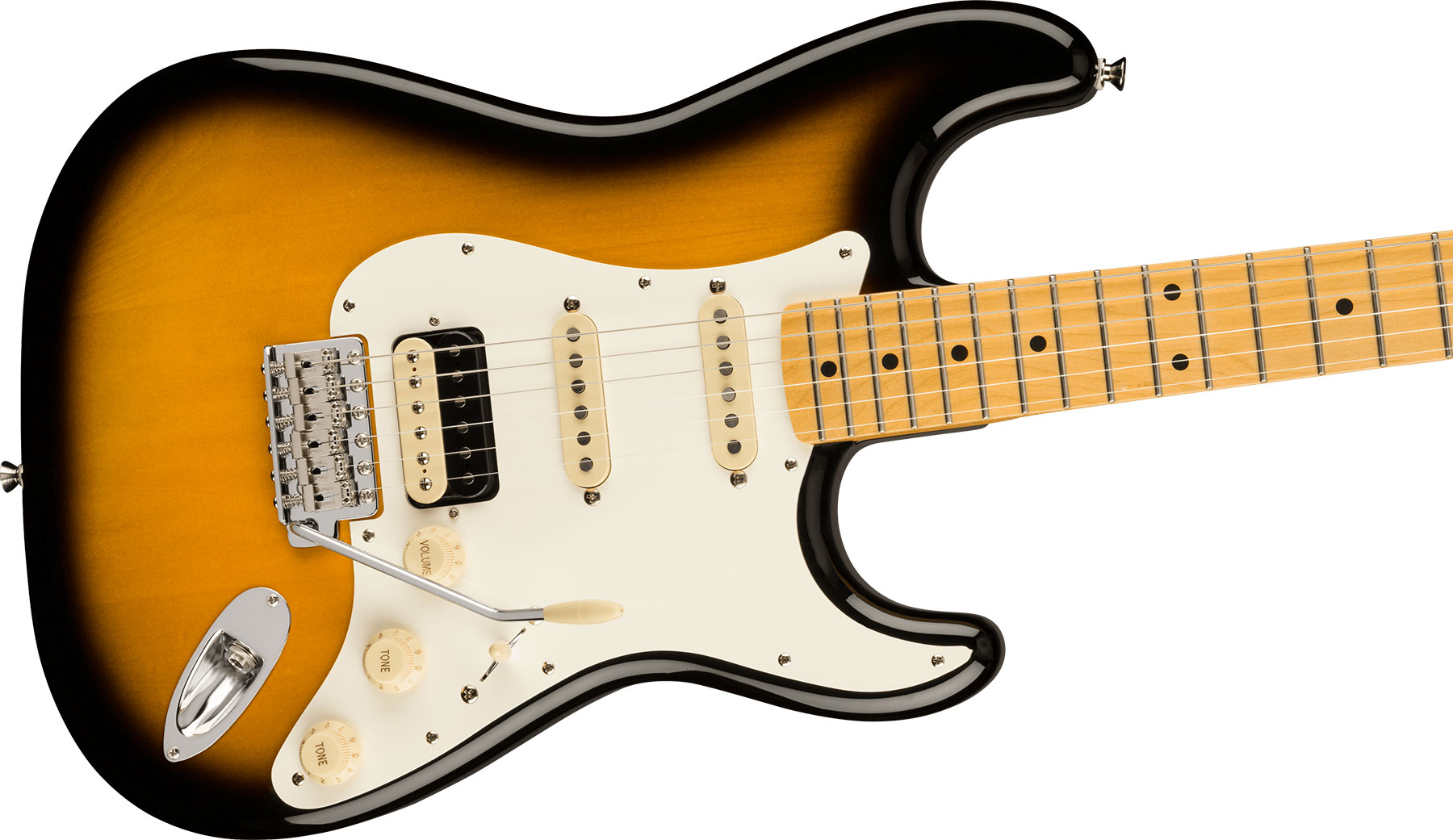 Fender Strat Jv Modified '50s Jap Hss Trem Mn - 2-color Sunburst - Elektrische gitaar in Str-vorm - Variation 2