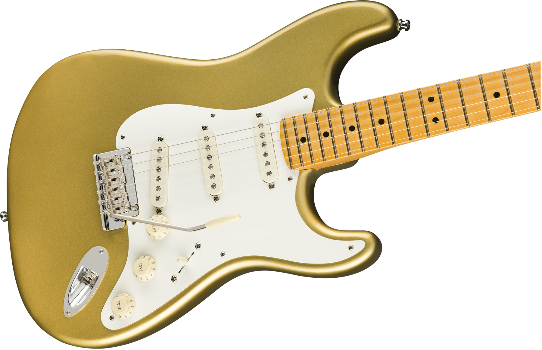 Fender Strat Lincoln Brewster Usa Signature Mn - Aztec Gold - Elektrische gitaar in Str-vorm - Variation 2