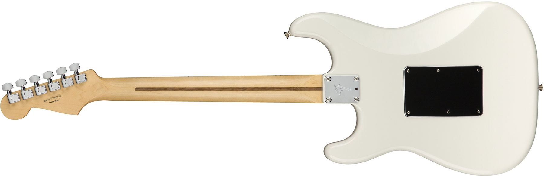 Fender Strat Player Floyd Rose Mex Hss Fr Mn - Polar White - Elektrische gitaar in Str-vorm - Variation 1