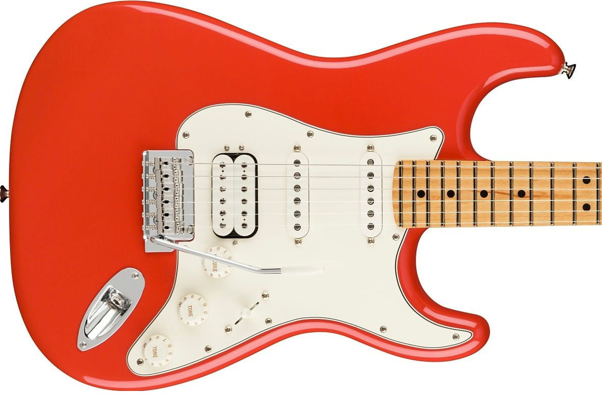 Fender Strat Player Hss Ltd Mex Trem Mn - Fiesta Red - Elektrische gitaar in Str-vorm - Variation 1