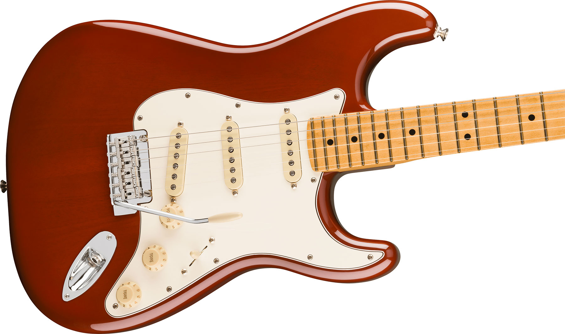 Fender Strat Player Ii Mex Acajou 3s Trem Mn - Transparent Mocha Burst - Elektrische gitaar in Str-vorm - Variation 2