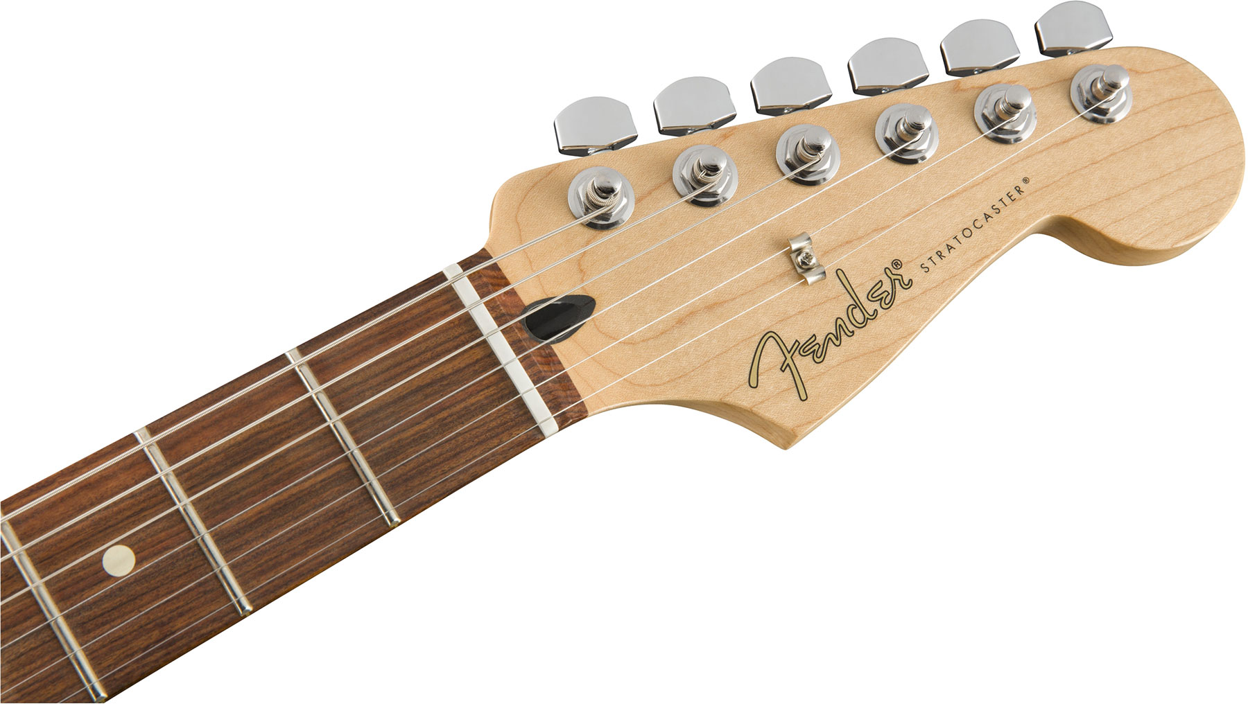 Fender Strat Player Lh Gaucher Mex Sss Pf - Black - Linkshandige elektrische gitaar - Variation 2