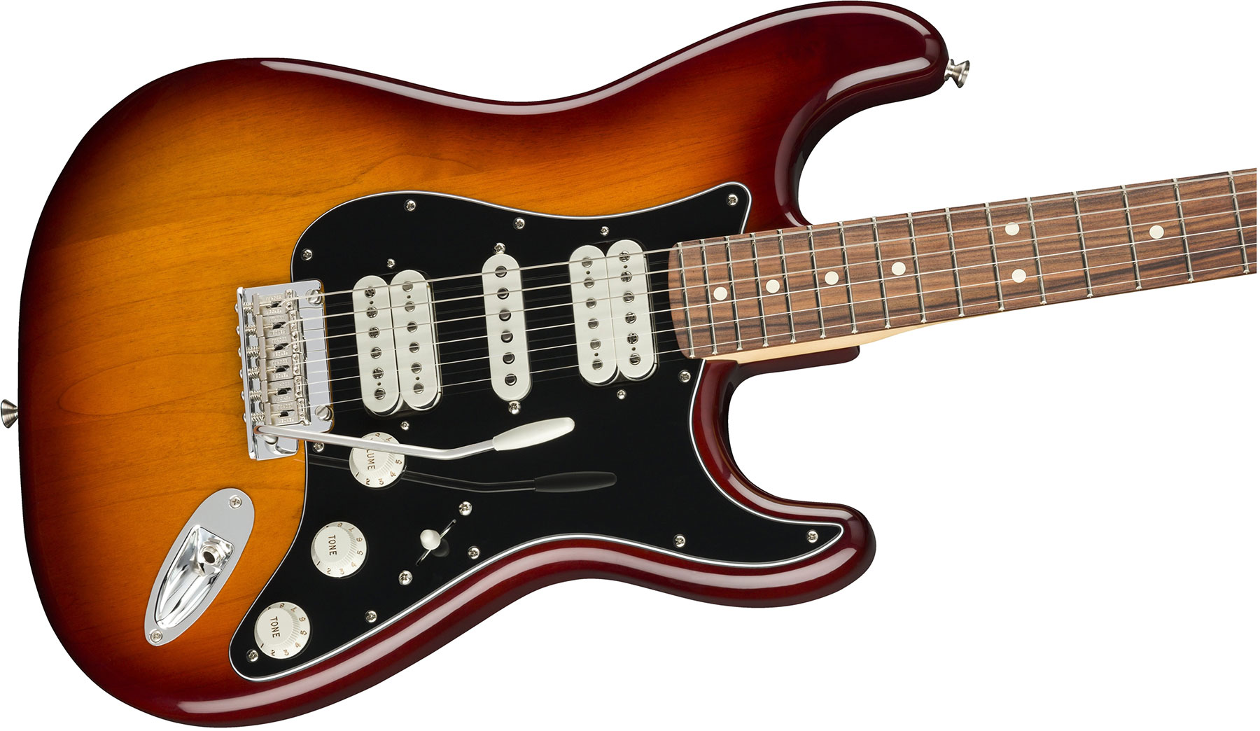 Fender Strat Player Mex Hsh Pf - Tobacco Burst - Elektrische gitaar in Str-vorm - Variation 2