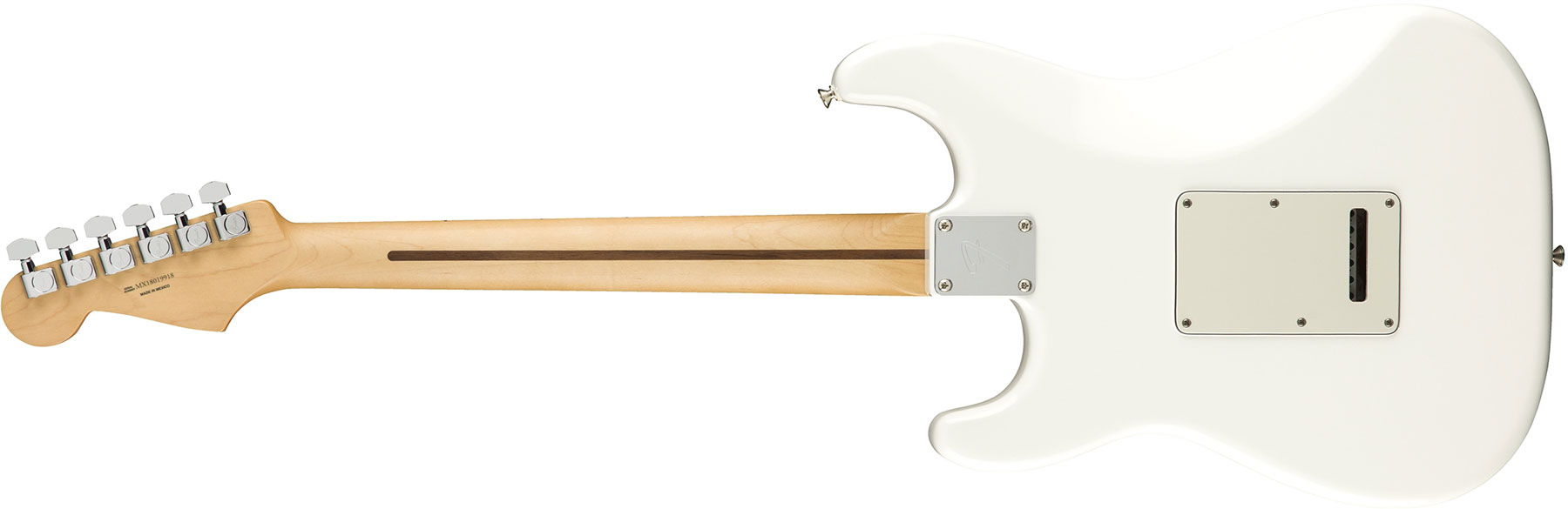 Fender Strat Player Mex Hss Mn - Polar White - Elektrische gitaar in Str-vorm - Variation 1