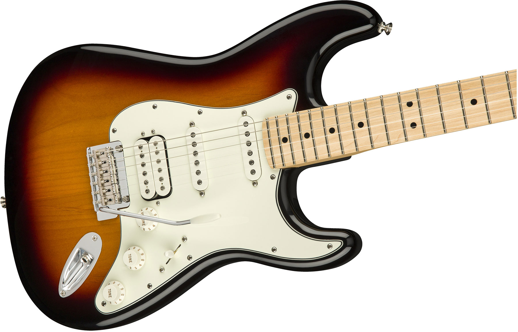Fender Strat Player Mex Hss Mn - 3-color Sunburst - Elektrische gitaar in Str-vorm - Variation 2