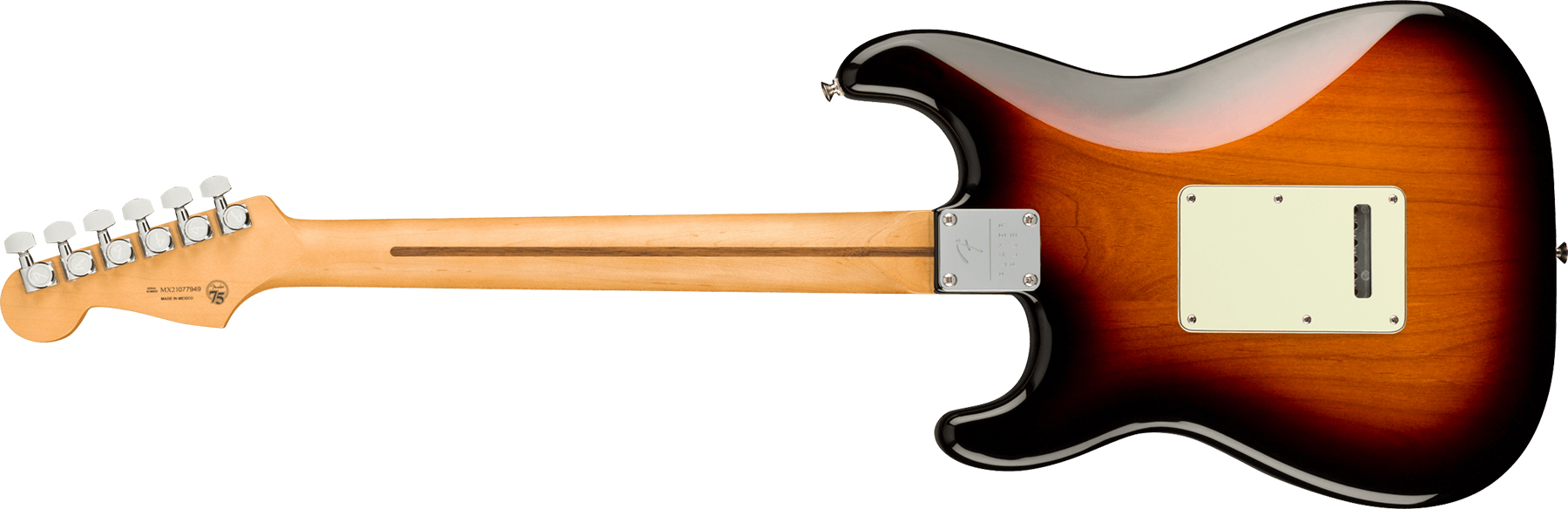 Fender Strat Player Plus Lh Mex Gaucher 3s Trem Mn - 3-color Sunburst - Linkshandige elektrische gitaar - Variation 1