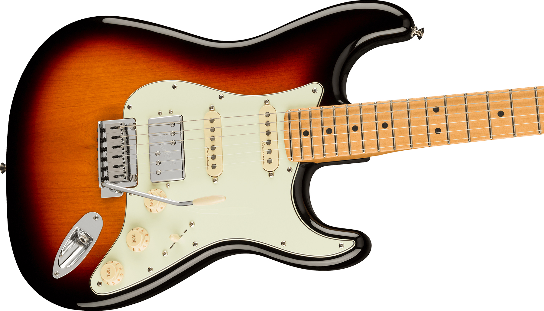 Fender Strat Player Plus Mex Hss Trem Mn - 3-color Sunburst - Elektrische gitaar in Str-vorm - Variation 2