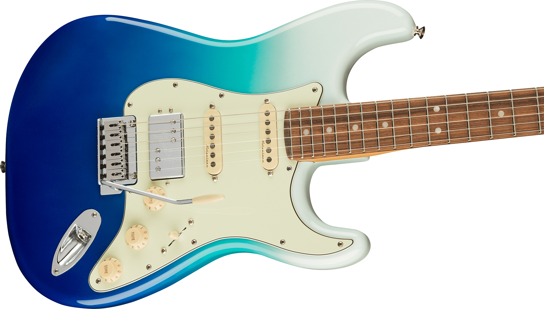 Fender Strat Player Plus Mex Hss Trem Pf - Belair Blue - Elektrische gitaar in Str-vorm - Variation 2