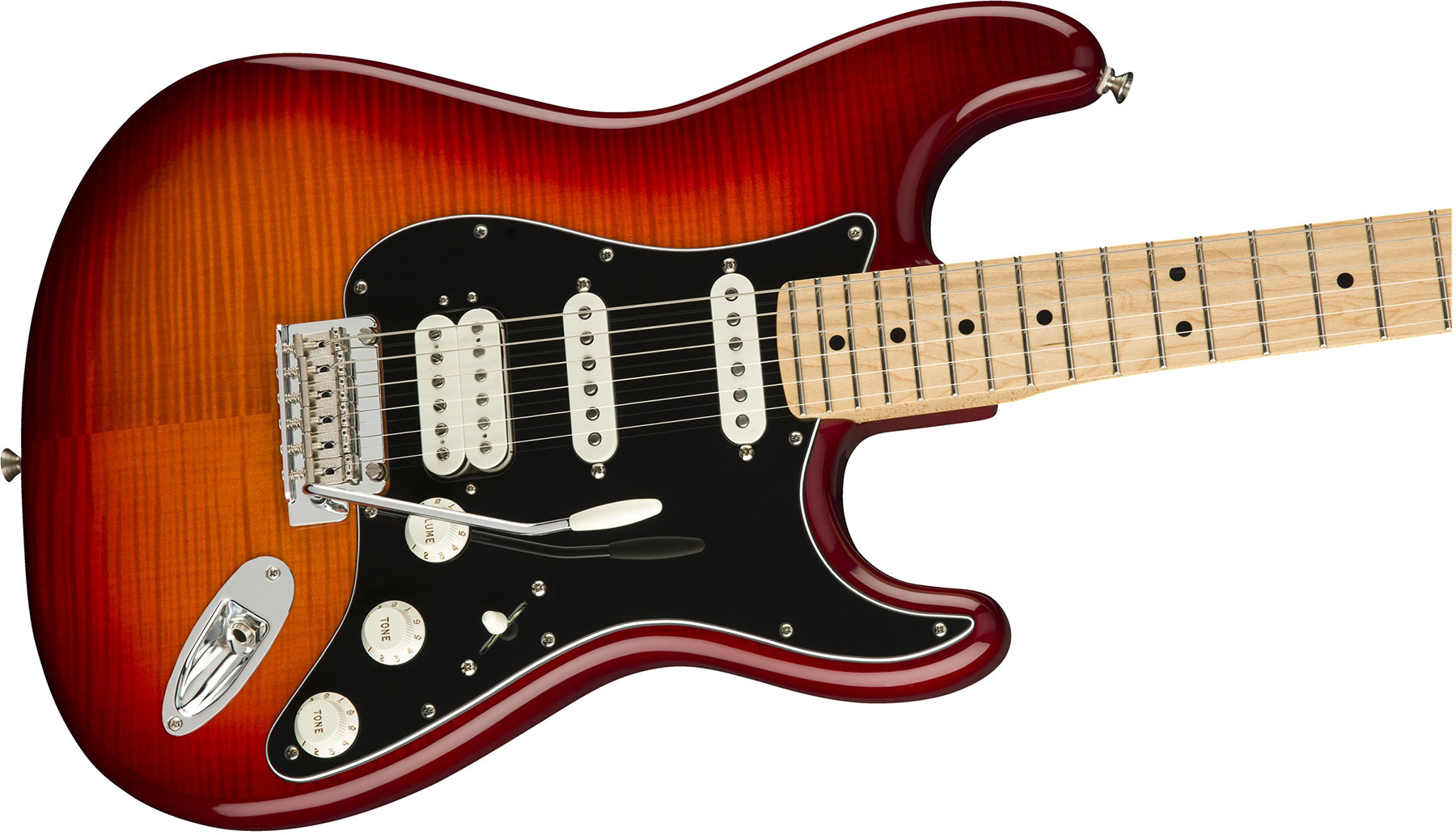 Fender Strat Player Plus Top Mex Hss Mn - Aged Cherry Burst - Elektrische gitaar in Str-vorm - Variation 2
