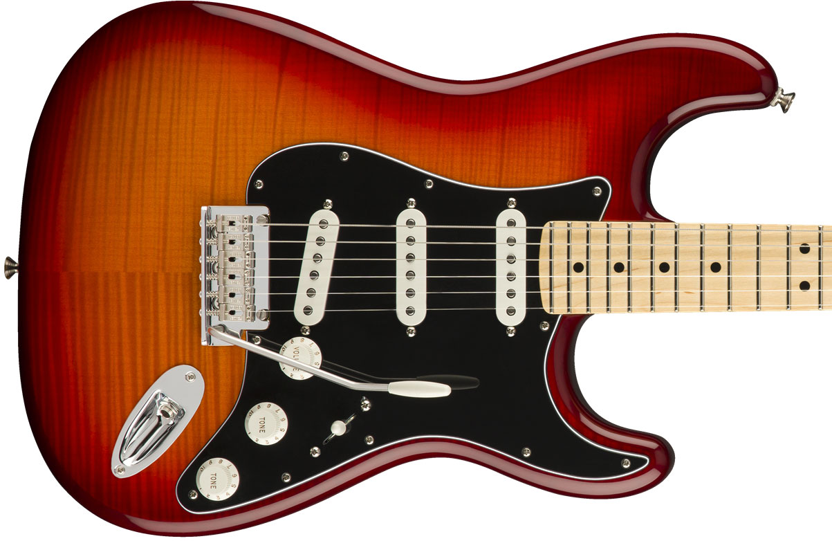 Fender Strat Player Plus Top Mex 3s Mn - Aged Cherry Burst - Elektrische gitaar in Str-vorm - Variation 1